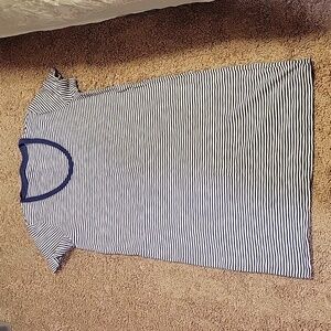 Universal thread blue/white cotton dress